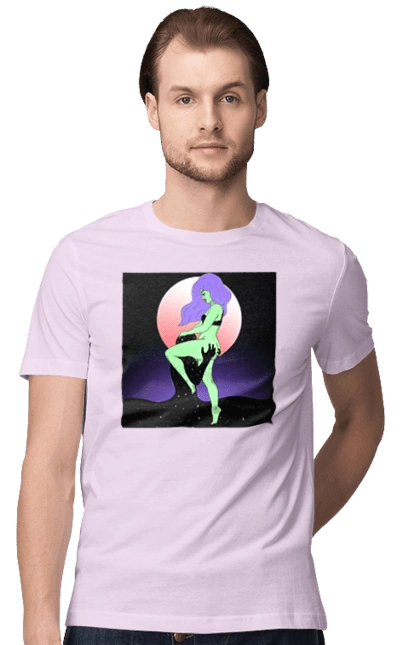 Green Girl And The Moon