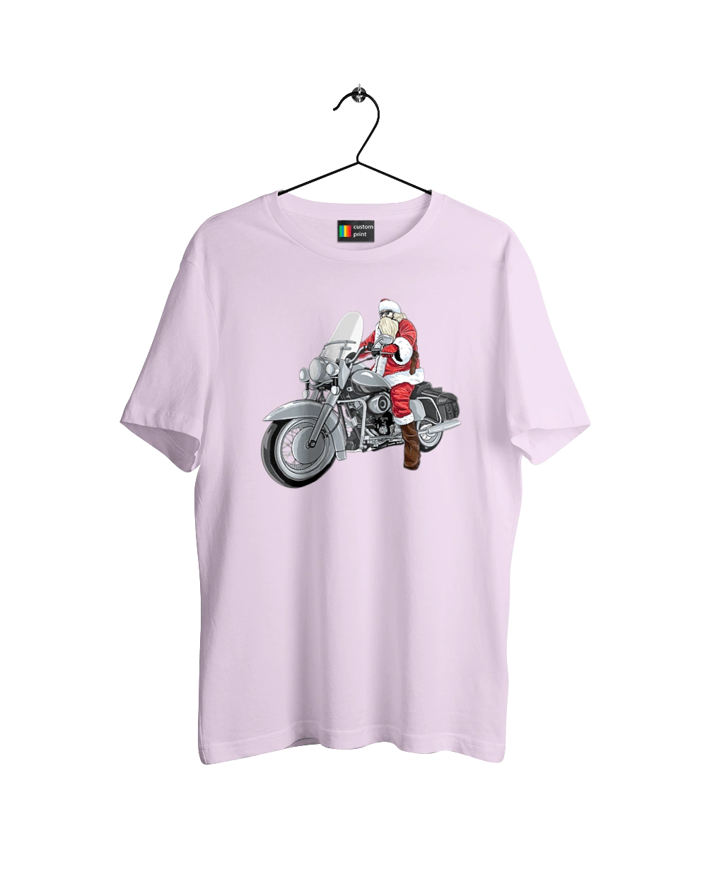 Santa On A Motorcycle