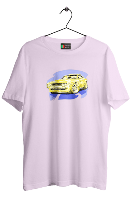 Men`s t-shirt with prints Ukrainian sports car. Machine, machine art, power, speed, sports car, ukrainian car. 2070702
