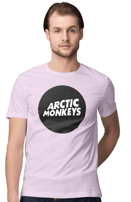 Men's t-shirt with prints Arctic Monkeys. Arctic monkeys, garage rock, group, indie rock, music, post-punk revival, psychedelic rock, rock. 2070702