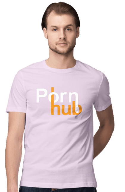 Футболка чоловіча з принтом "Porn hub". Гумор, зсу хаб, порно хаб, порнохаб, приколы. 2070702
