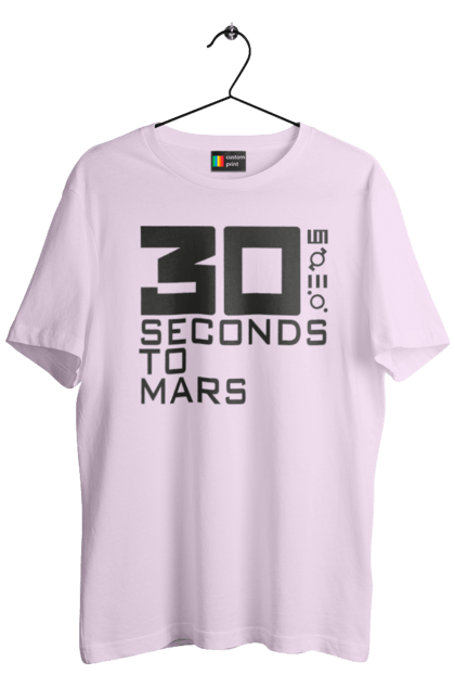 Футболка мужская с принтом Thirty Seconds to Mars. 30 seconds, 30 секунд, thirty seconds, альтернативный рок, группа, музыка, рок, хард-рок. 2070702