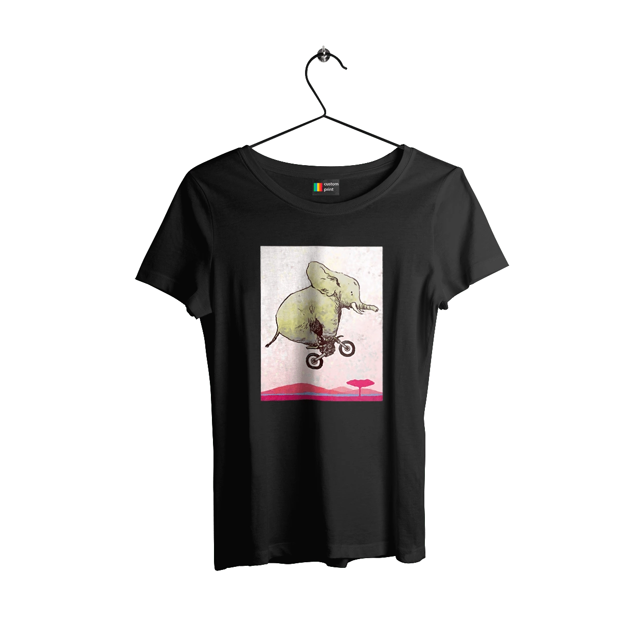 Elephant On A Motorcycle