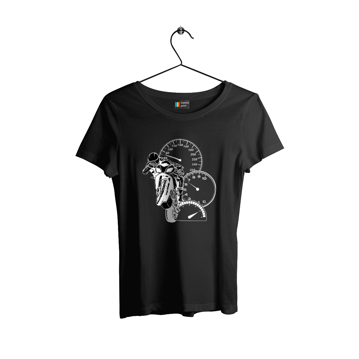 Motorcycle And Speed White