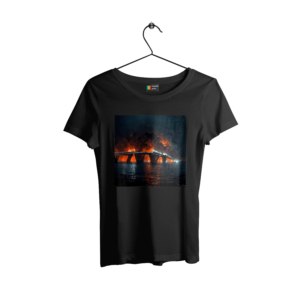 Кримський мост горить