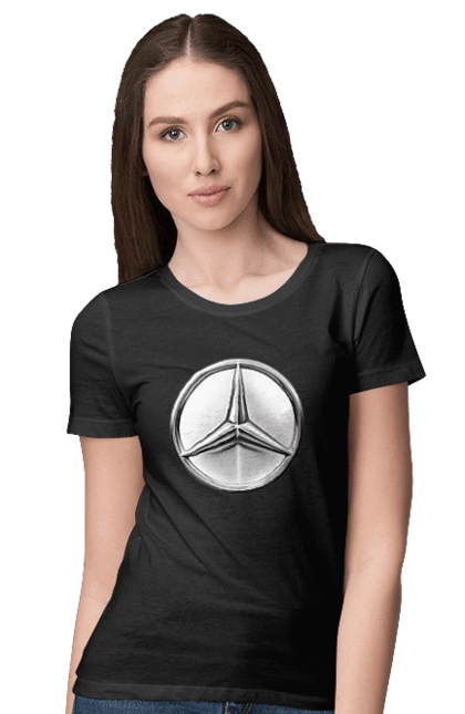 Mercedes Benz Logo Metallic