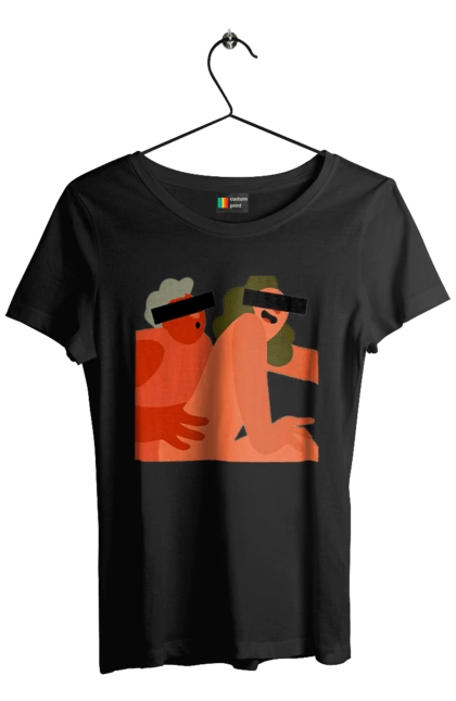 Футболка женская с принтом Любовь и скрытая камера. Prikol, smex, дружба, жвачка, любов, мир, нас не узнают, секс, скрытая камера, юмор. 2070702