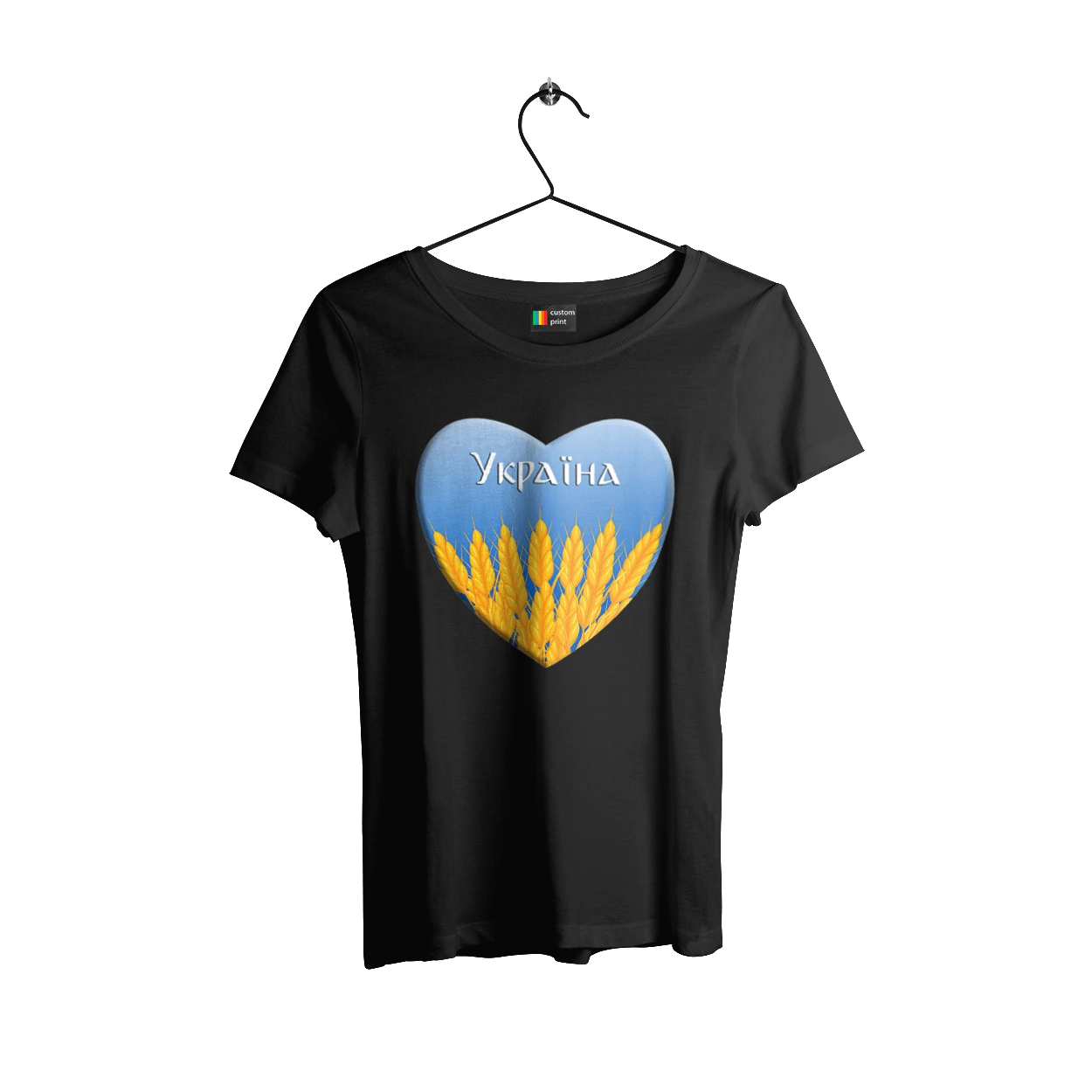 Серце з колосками Україна