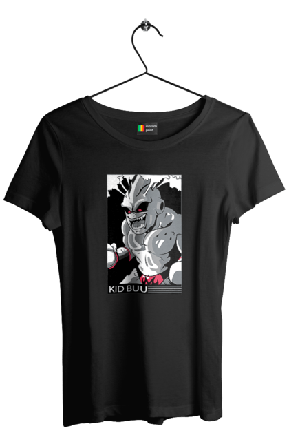 Women's t-shirt with prints Dragon Ball Majin Buu. Anime, antagonist, dragon ball, majin buu, manga, tv series. 2070702