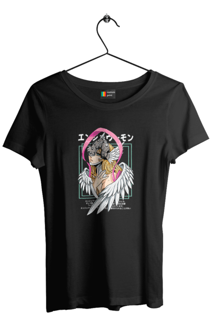 Women's t-shirt with prints Digimon Angewomon. Angewomon, bandai, digimon, digital monsters, media franchise, virtual pets. 2070702