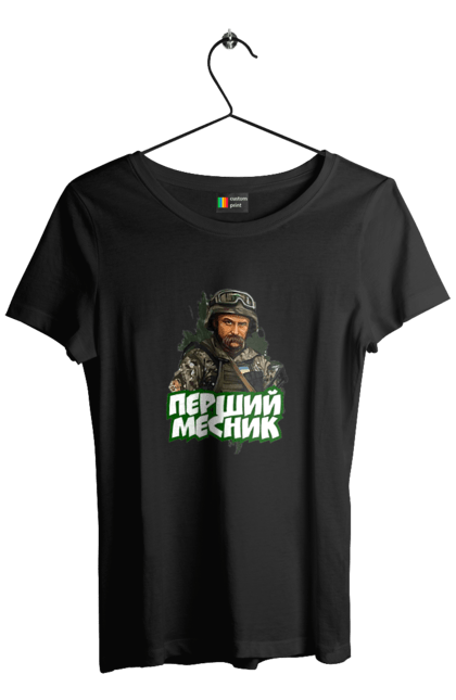 Футболка жіноча з принтом "Шевченко". Кобзарь, поэт, тарас, украинец, шевченко. 2070702