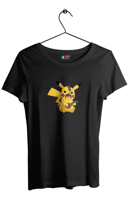 Футболка жіноча з принтом "Український Пікачу". Аграрии, арестович, буча, война, герб украины, герои, зеленский, иди нахуй, ірпінь, кем, киев, маріуполь, мечта, мир, нет войне, одесса, орда, орки, остановите войну, призрак киева, птн пнх, путін хуйло, русский военный корабл, слава украине, украина, харьков, чернобаевка. 2070702