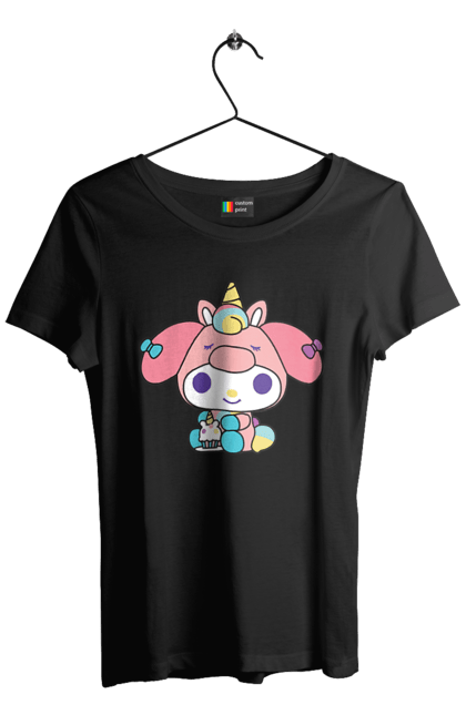 Women's t-shirt with prints My Melody. Hello kitty, my melody, sanrio. 2070702