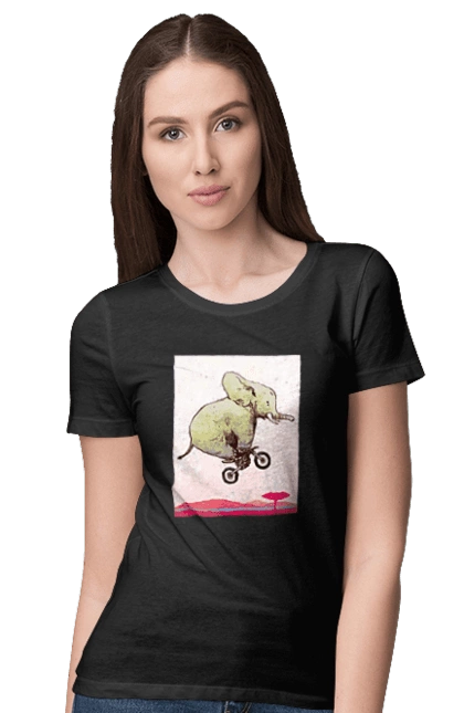 Elephant On A Motorcycle