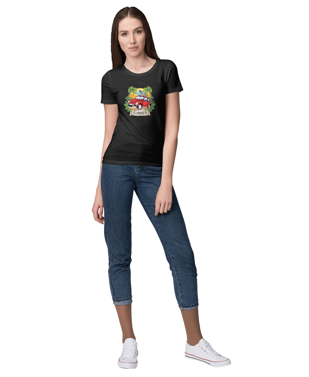 Summer, Car And Palm Trees