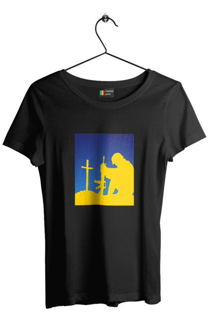 Футболка жіноча з принтом "Патріот". Патриот, патриотизм, победа, свобода, украина, украинец. 2070702