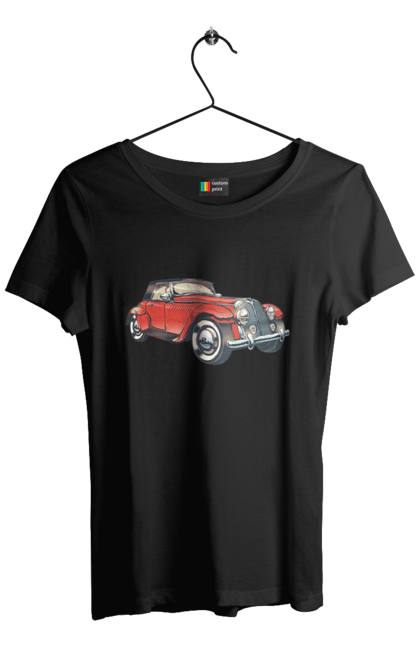 Women`s t-shirt with prints Car Rarity. Car, retro. 2070702