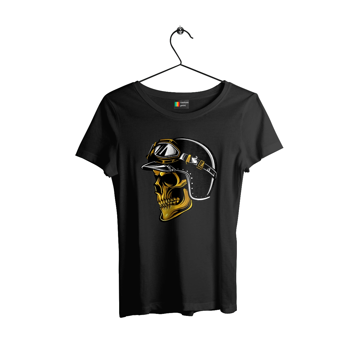 Череп в мотошоломі