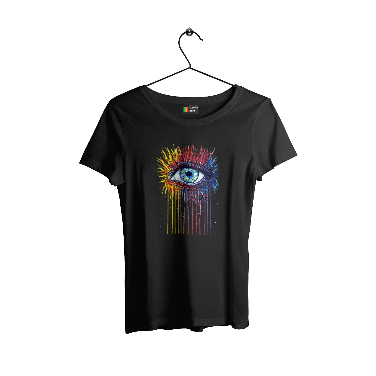 Colorful Flowing Eye