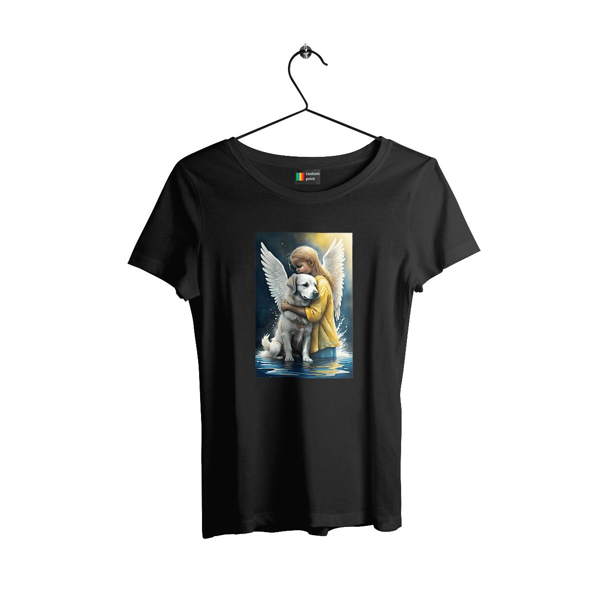 Дівчинка та собака ангел [память загиблим тваринам]