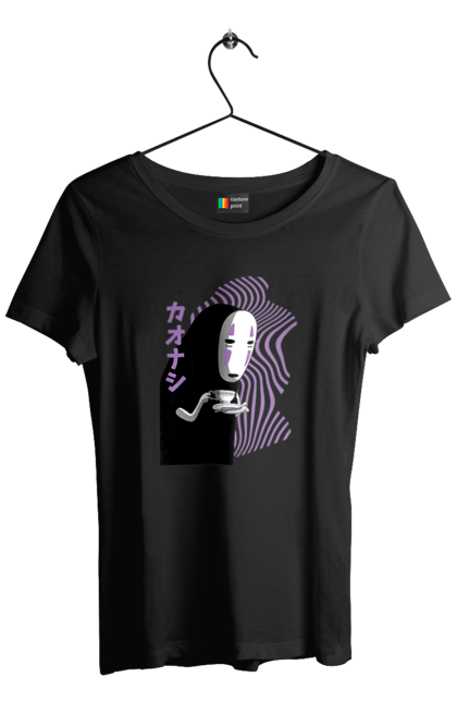 Women's t-shirt with prints Spirited Away Kaonashi. Faceless, kaonashi, spirited away. 2070702