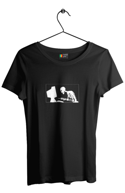 Футболка жіноча з принтом "Програміст". Angular, c, css, html, it, javascript, jquery, php, python, react, svelt, vue, айтишник, айті, гумор, код, кодувати, прогер, програміст, програмісти, ти ж, ти ж програміст, тиж програміст. 2070702