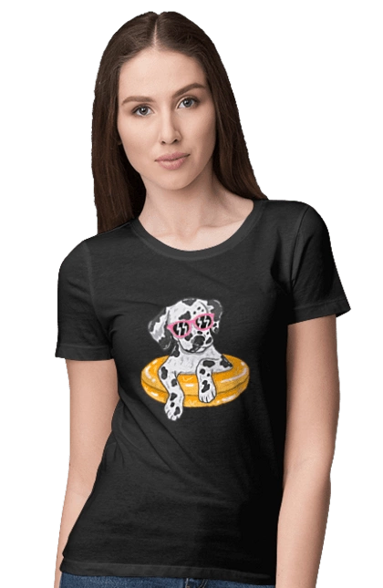 Dalmatian Swims In A Circle