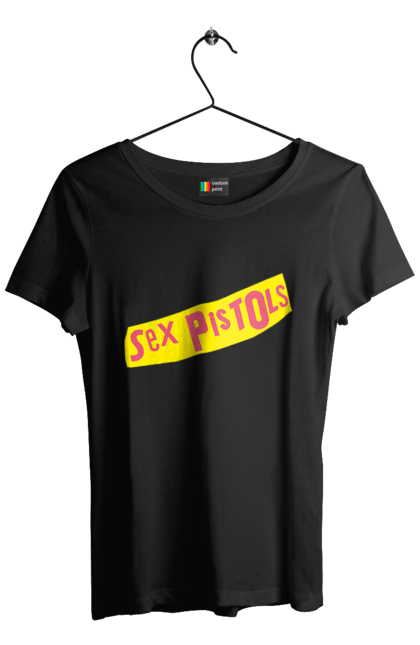 Футболка жіноча з принтом "Sex Pistols". Sex pistols, група, музика, панк, панк революція, панк рок, рок. 2070702