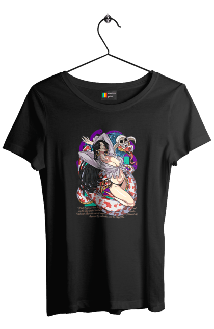 Women's t-shirt with prints One Piece Boa Hancock. Anime, boa hancock, manga, one piece, pirate empress, straw hat pirates. 2070702