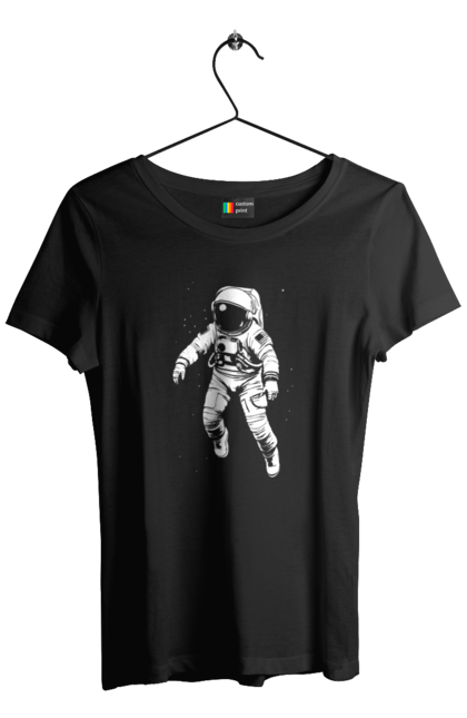 Women's t-shirt with prints Astronaut. Astronaut, astronaut, space. CustomPrint.market