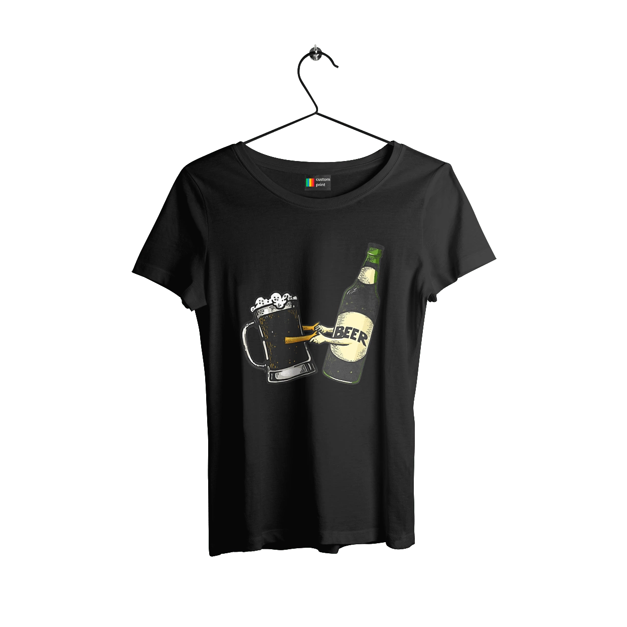 Bottle Of Beer With A Glass Of Beer