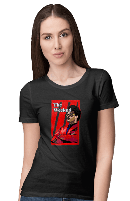 Women's t-shirt with prints The Weeknd. Actor, producer, singer, tesfaye, weeknd. 2070702