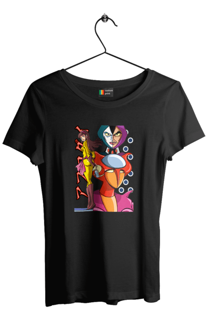 Women's t-shirt with prints Mazinger Z Aphrodite. Anime, aphrodite, manga, mazinger z, mecha, robots. 2070702