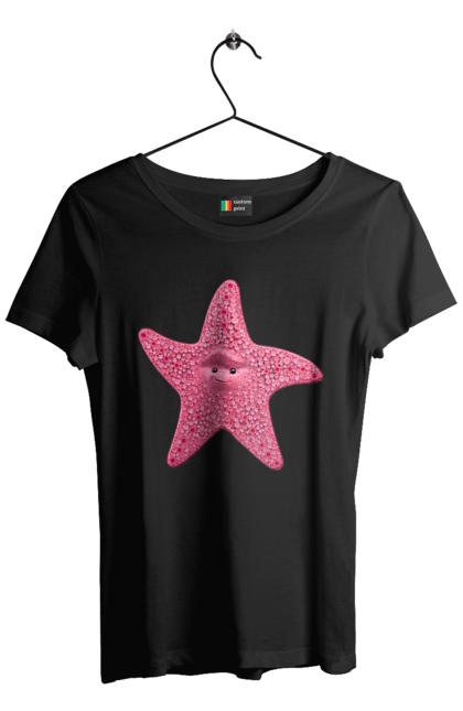 Футболка жіноча з принтом "Зірка, В Пошуках Немо, Мультик". Зірка, мультик, у пошуках немо. 2070702