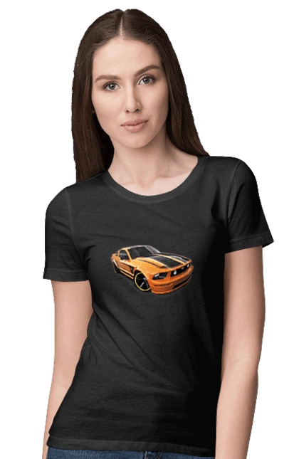 Orange, high speed car