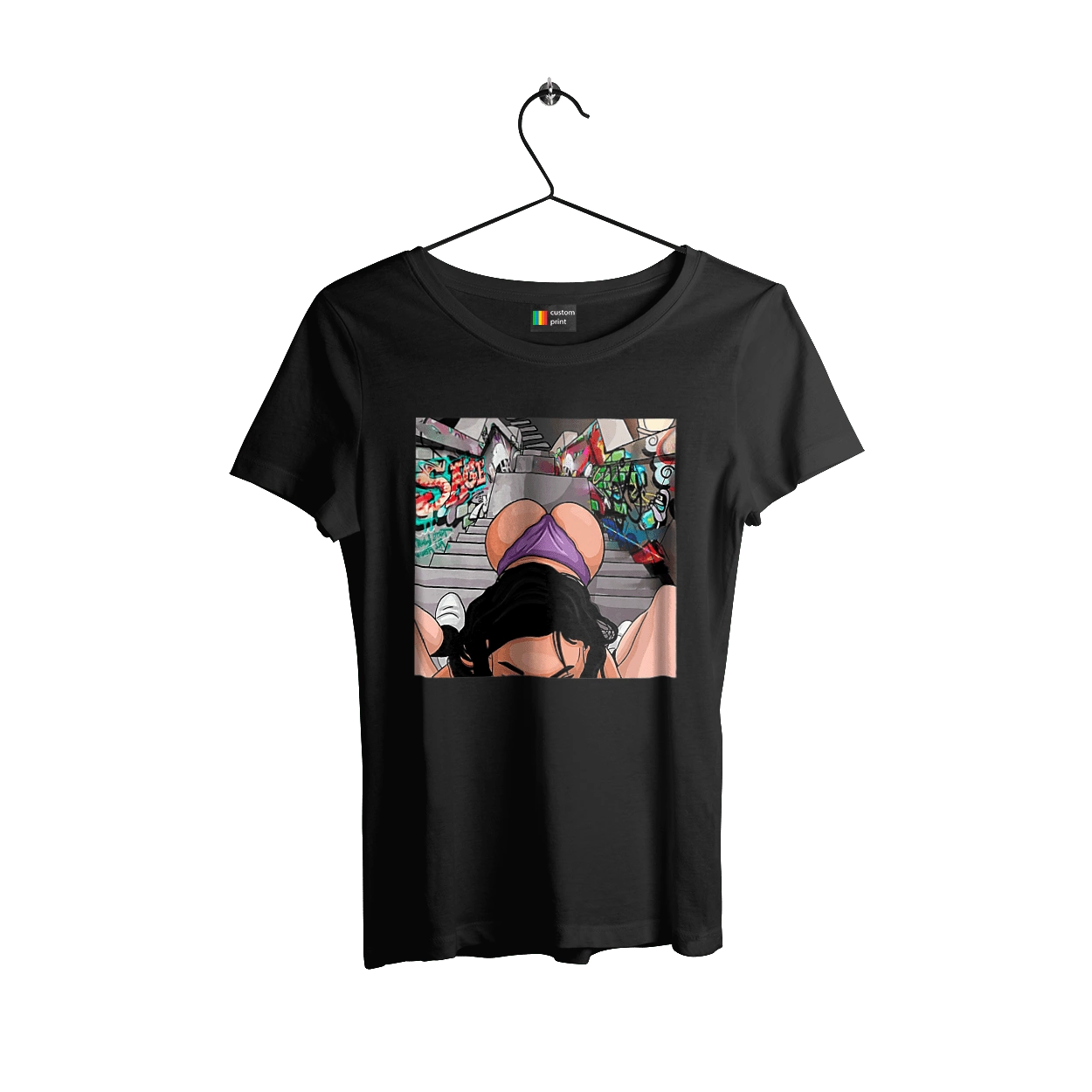 Girl On Her Knees In Front Of A Boy