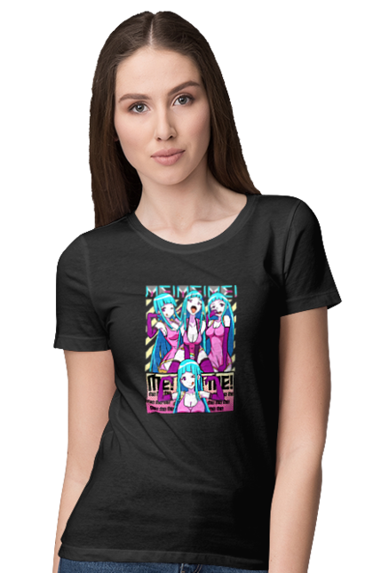 Women's t-shirt with prints Me! Me! Me!. Anime, clip, daoko, teddyloid, young woman. 2070702