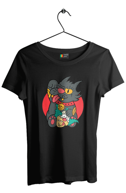 Women`s t-shirt with prints The Simpsons Krusty the Clown. Clown, krusty, krusty the clown, simpsons. 2070702