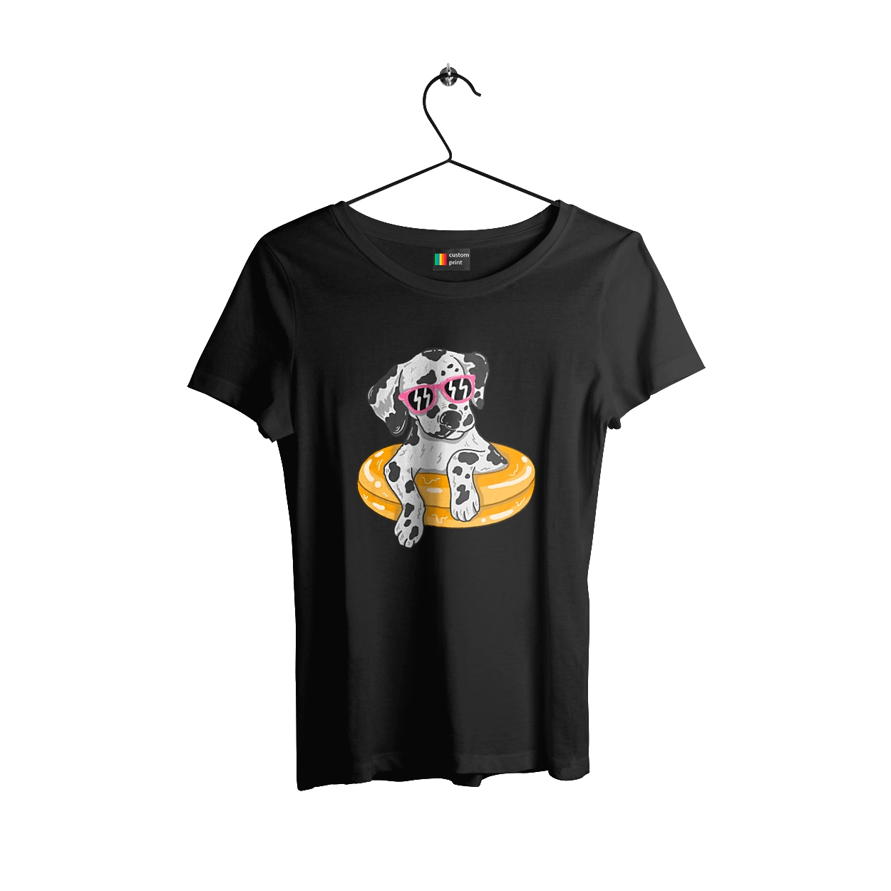 Dalmatian Swims In A Circle