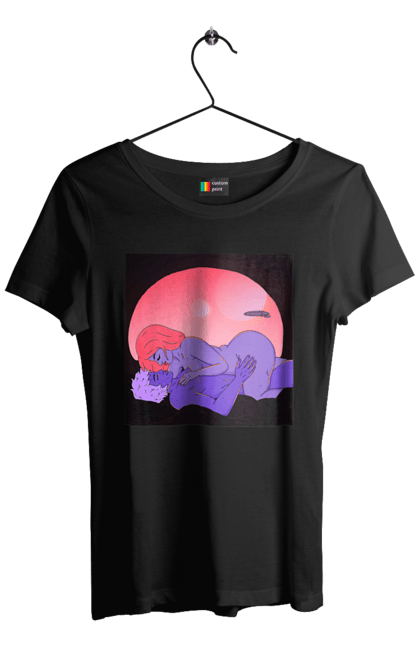 Футболка жіноча з принтом "Інопланетяни Дівчина І Хлопець". Голі, дівчина, хлопець. 2070702