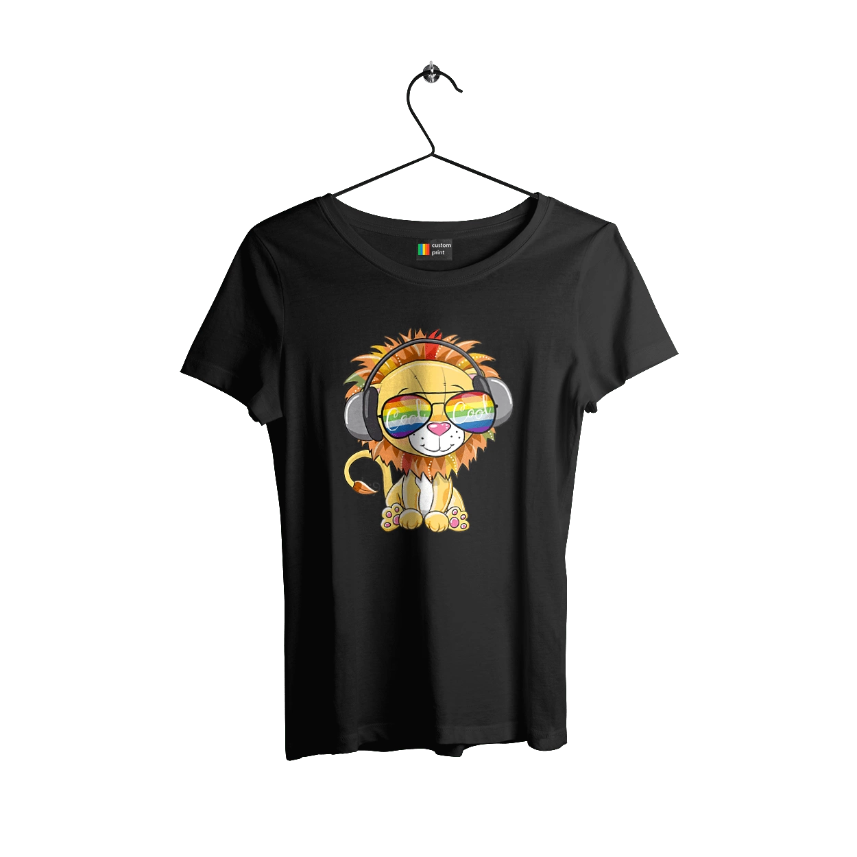 Lion In Glasses And Headphones