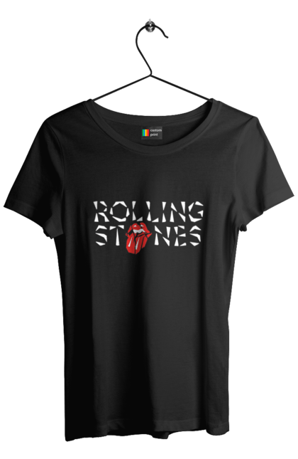 Футболка жіноча з принтом "The Rolling Stones Hackney Diamonds". Мік джагер, музика, рок, рок музика, рок н ролл, рокеру, ролінг стоунз. CustomPrint.market
