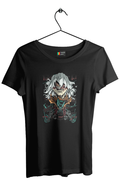 Футболка жіноча з принтом "Моя академія героїв Томура". My hero academia, shigaraki, shigaraki tomura, tomura, академія юей, аніме, манга, моя геройська академія, томура. 2070702