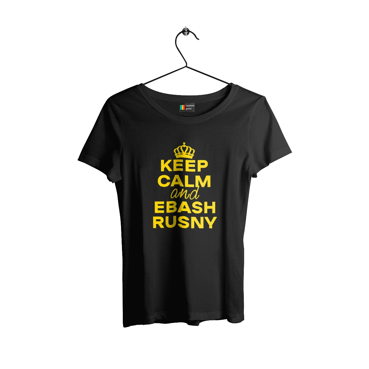 Keep Calm and Ebash Rusny yellow