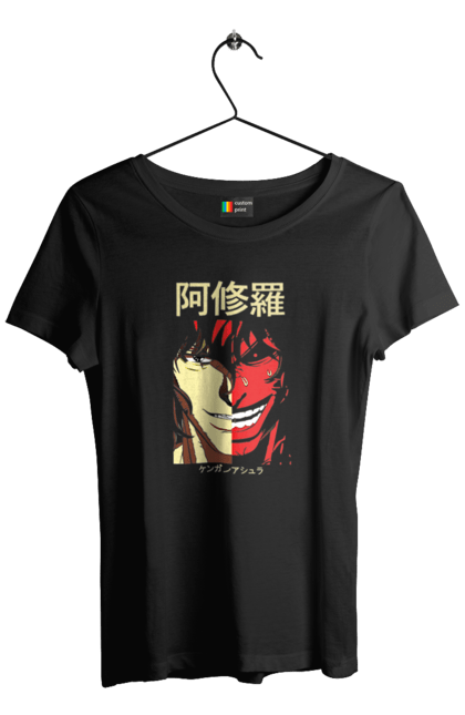 Women's t-shirt with prints Kengan Ashura Tokita Ohma. Anime, devil, kengan ashura, manga, tokita ohma. CustomPrint.market