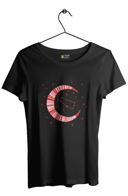 Women`s t-shirt with prints Gemini. Constellation, gemini, horoscope, sign, twins, zodiac, zodiac sign. 2070702
