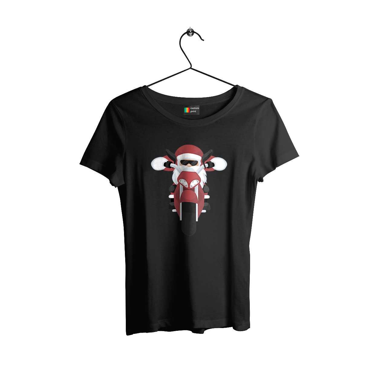 Santa on a motorcycle