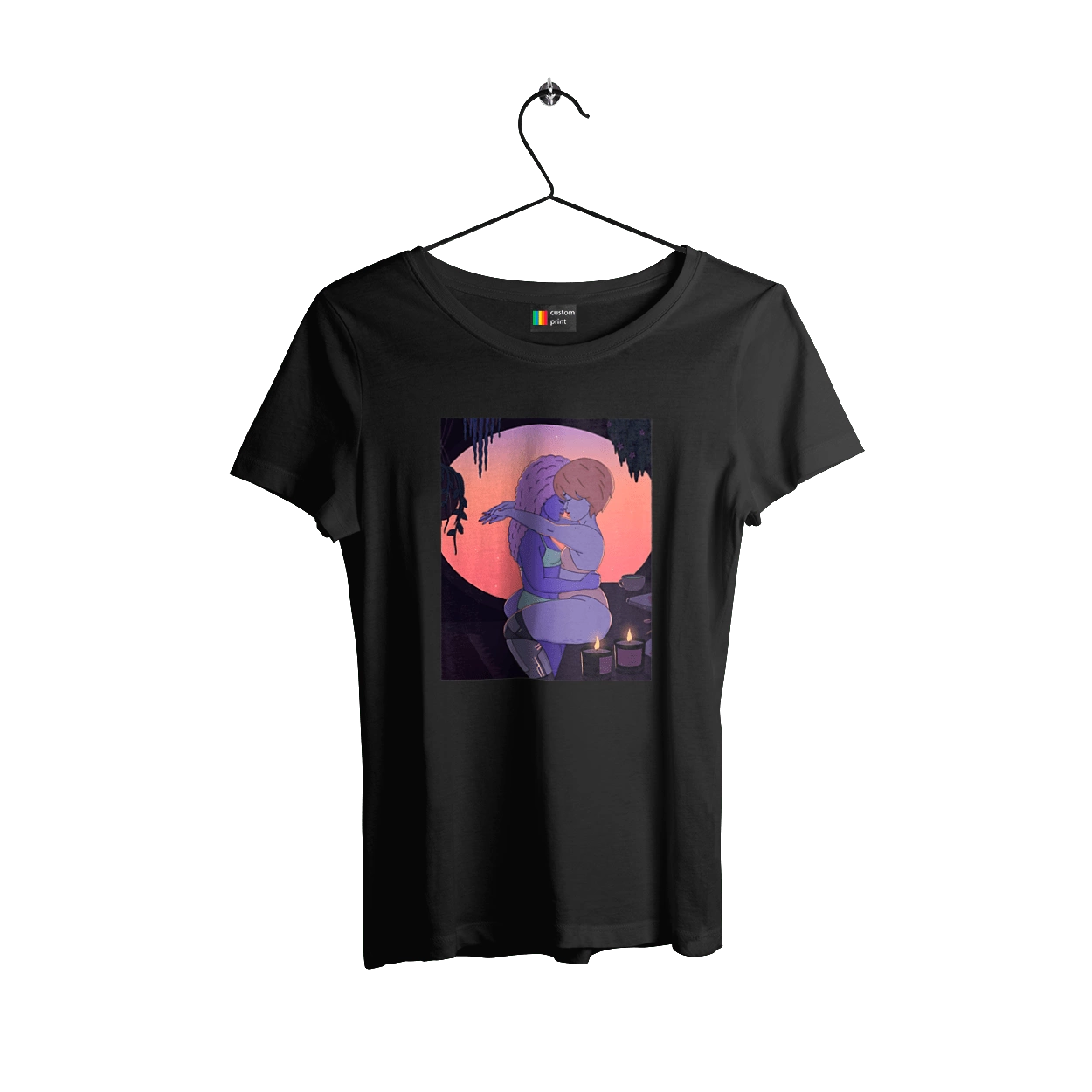 Фіолетові Дівчата Обіймаються