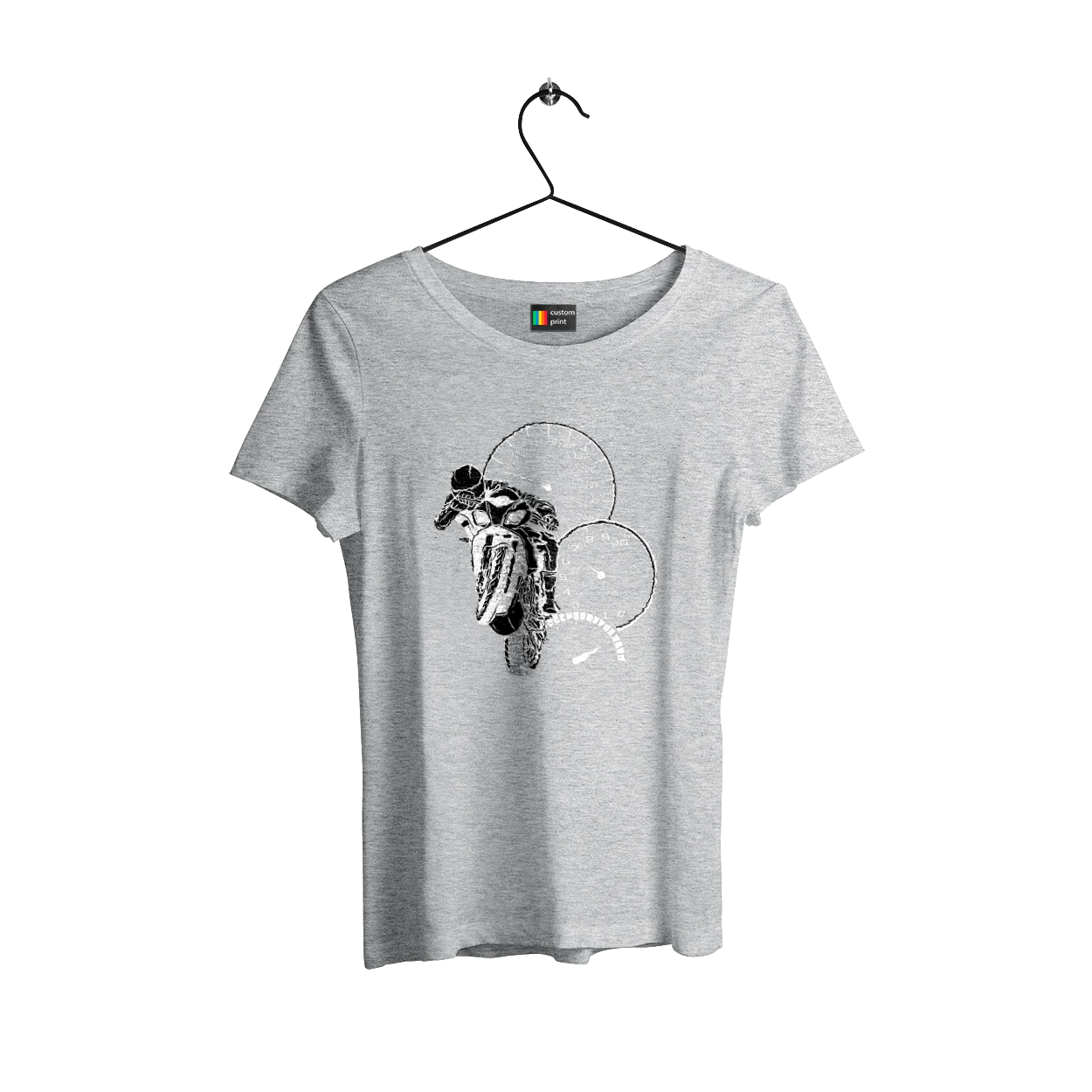 Motorcycle And Speed White