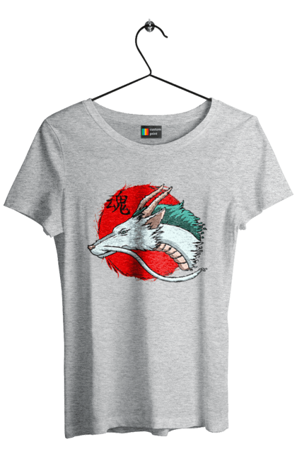 Women's t-shirt with prints Spirited Away Haku. Dragon, haku, spirited away, studio ghibli. 2070702